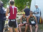 Apr�s l'arriv�e du Triathlon de Troyes