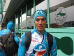 Vincent a sa sortie de l'hotel � CHOLET