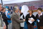 Visite dans le Village de Mrs Jean ARTHUIS, Philippe HENRY, St�phane ROUAULT 