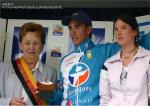 Vincent sur le podium